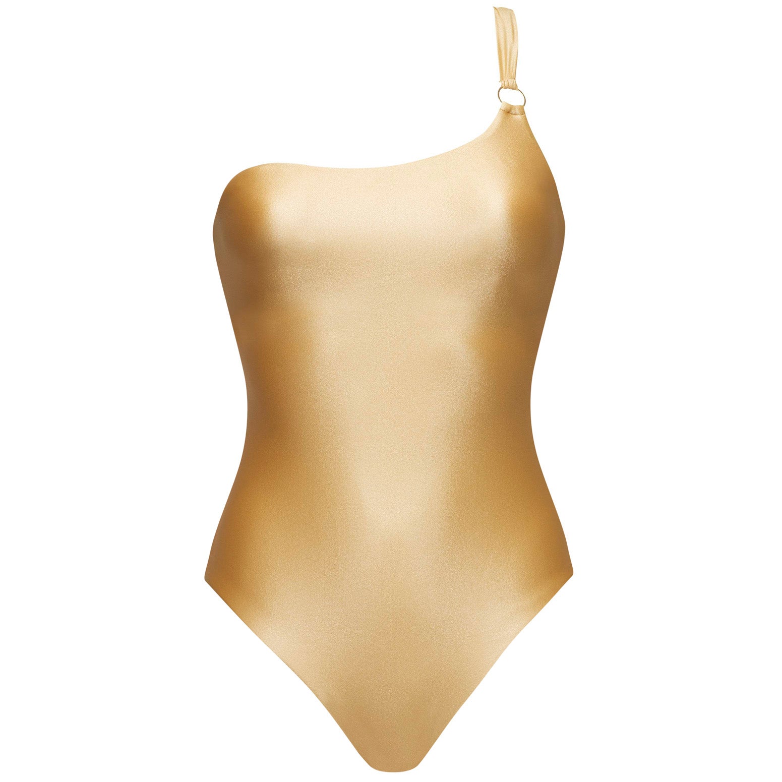 En dorado, uno de los modelos de la línea de baño deluxe de Calvin Klein (Precio: 125 euros).