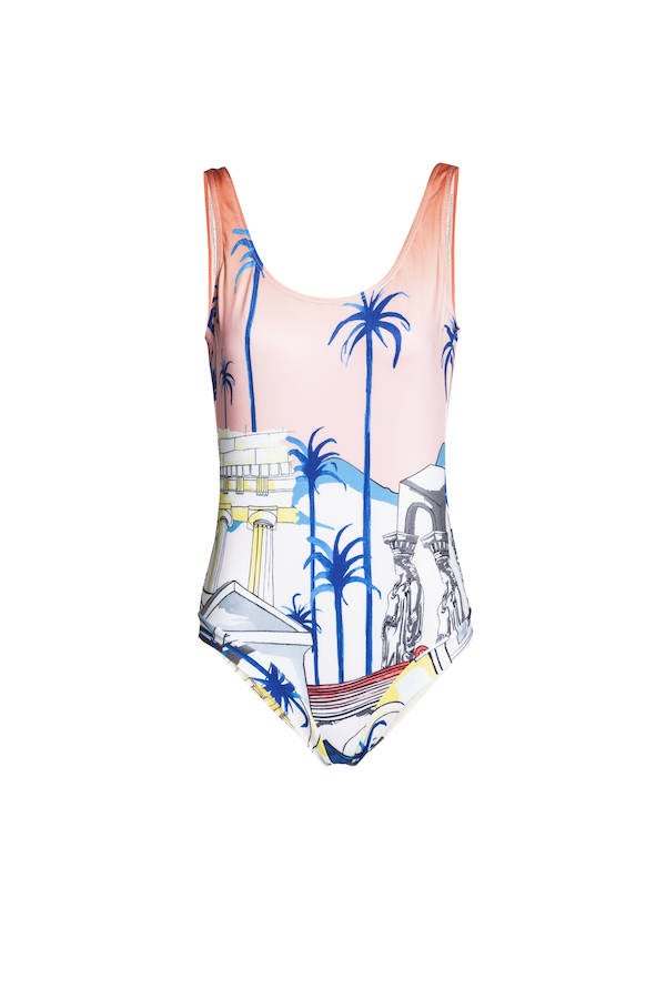 Con original estampado encontramos en Bimba y Lola este modelo perfecto para los primeros días de verano (Precio: 58 euros)