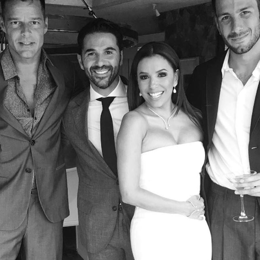Ricky Martin, entre los 80 invitados a la boda de Eva Longoria y Pepe Bastón.