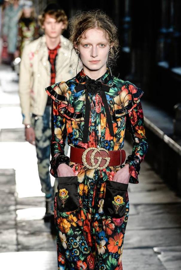 Otro de los estampados florales por los que apuesta Gucci