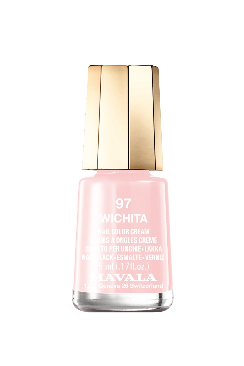 Laca de uñas Wichita Nº 97 de Mavala, porque el rosa palo siempre es una buena opción para las novias más románticas. (6,45€)
