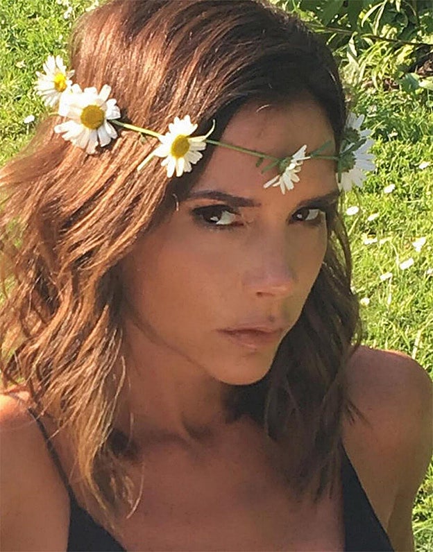 Victoria Beckham con su nuevo look: una melena midi.