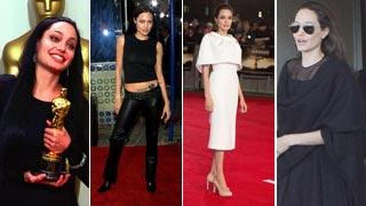 Fotos: La preocupante pérdida de peso de Angelina Jolie desde el año 2000 hasta hoy, en imágenes