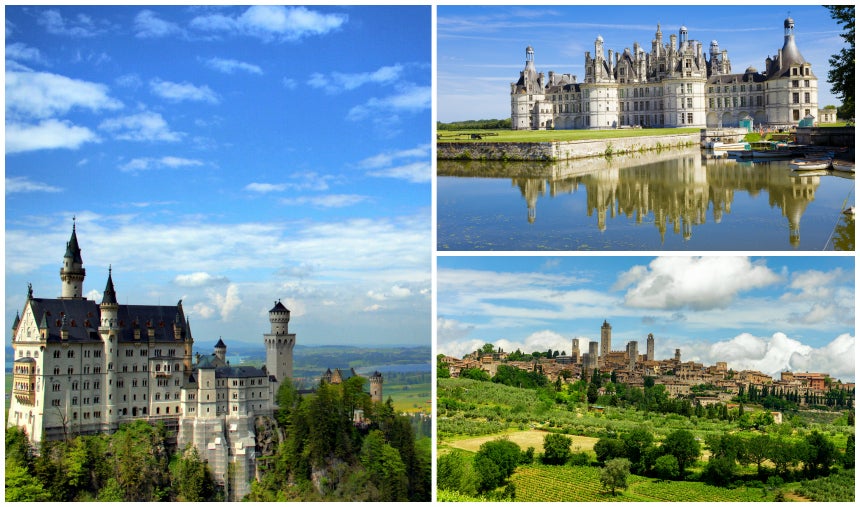 ... viaja al corazón de la Vieja Europa para hacer la ruta de los castillos, que te llevará desde el Valle del Loira, en Francia; hasta la Baviera alemana.
