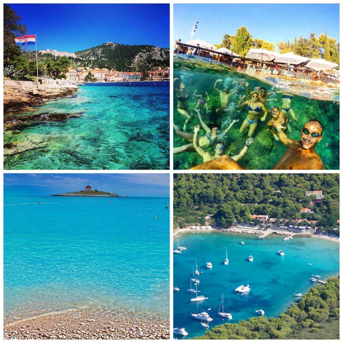 ... no dudes en irte hasta Dalmacia, en la costa croata, y en concreto a Hvar, la última zona de moda del Mediterráneo donde pasan sus vacaciones, entre otros, al Príncipe Harry de Inglaterra, Keira Knightley o Daniel Craig.