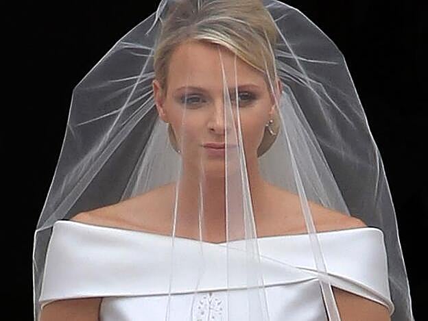 Charlene de Mónaco, el día de su boda.