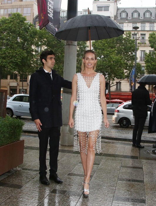 La actriz y modelo volvió a dar una nueva lección de estilo. Esta vez, en la fiesta de Miu Miu.