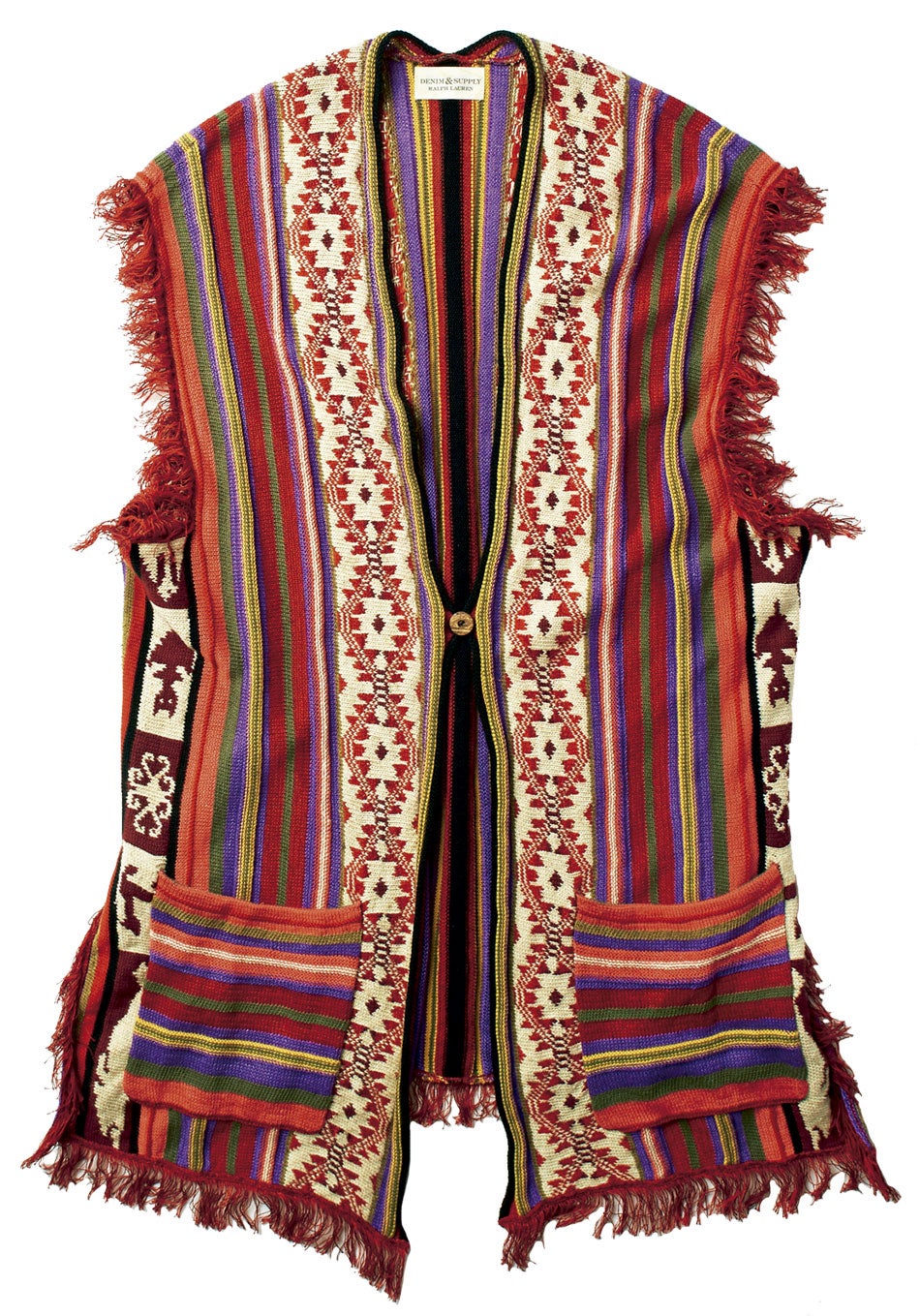 Chaleco de la línea Denim & Supply, de Ralph Lauren.