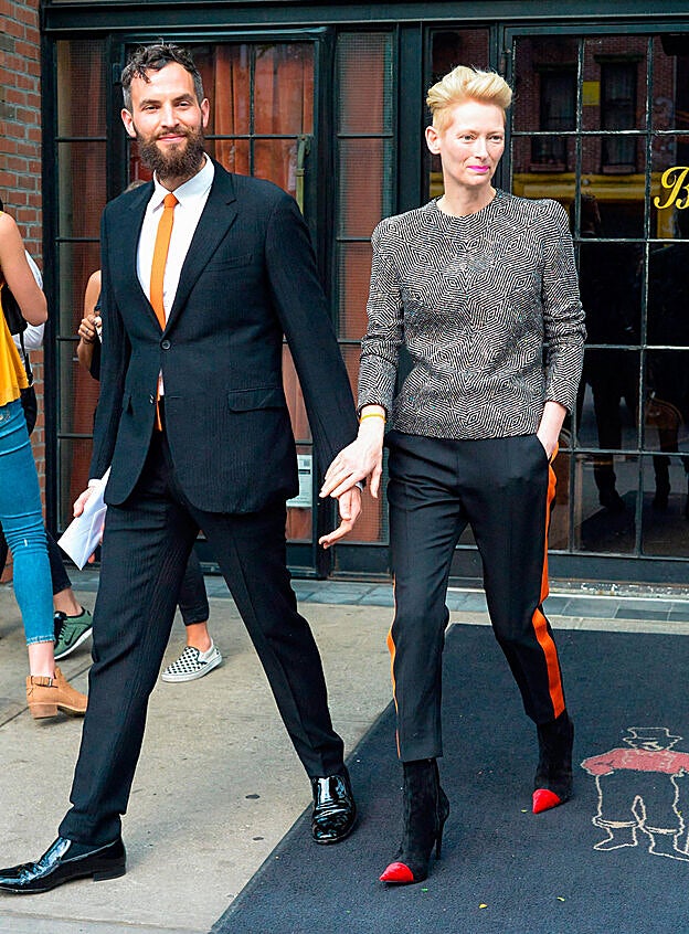 Tilda Swinton y Sandro Kopp