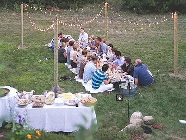 Un picnic al aire libre