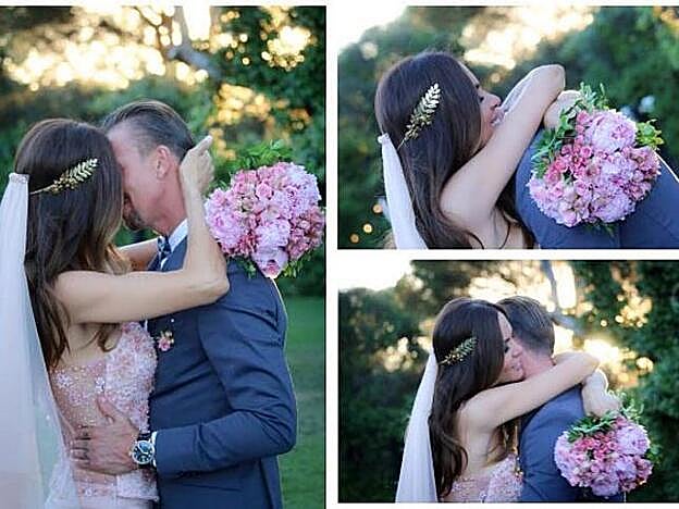 Romina Belluscio mostró estas fotos de su enlace con Guti.