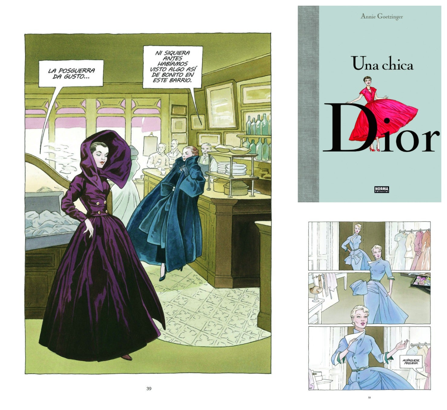 No sabemos si la nueva directora creativa, Maria Grazia Chiuri, se lo habrá leído. Pero si no lo ha hecho ya, se lo recomendamos. Una chica Dior es la novela hecha cómic de la ilustradora Annie Goetzinger, en la que cuenta los comienzos del éxito de la maison francesa a través de las aventuras del personaje de Clara, modelo y musa del diseñador. Una forma diferente de colarnos en aquel París de 1947 que vio nacer la casa de costura. Annie Goetzinger es la autora e ilustradora de Una chica Dior, Ed. Norma (35€).