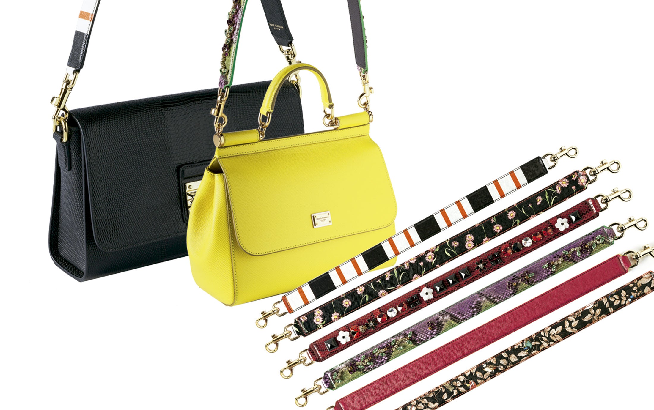 La inversión en un bolso de lujo es grande, pero gracias a Dolce & Gabbana ahora es mucho más amortizable. Para su nueva colección prefall han optado por asas intercambiables que se pueden poner a sus modelos... o la mejor de las noticias al modelo de bolso que tú quieras.