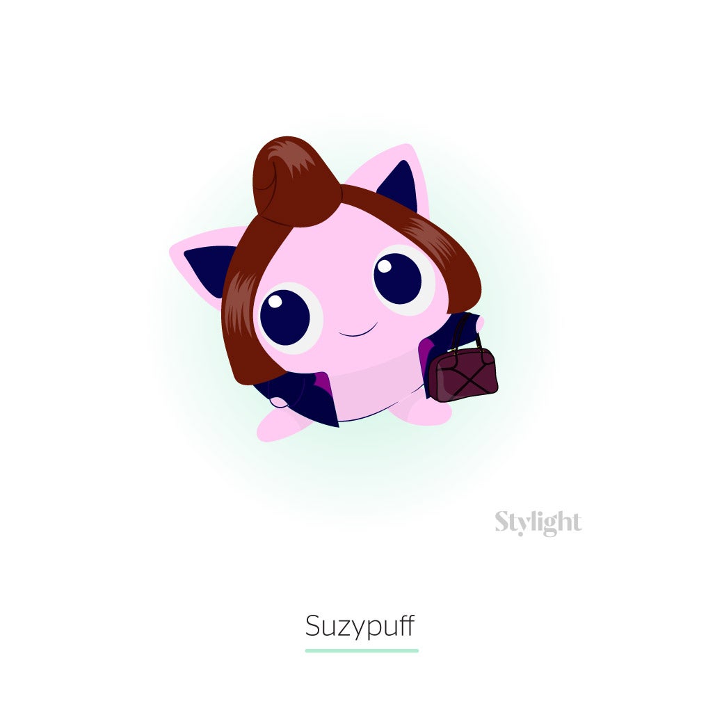 Este pequeño Pokémon rosado es capaz de calmar hasta a la criatura más feroz, y su dulce voz y su forma redondeada recuerdan a la personalidad de la editora de Vogue Suzy Menkes.