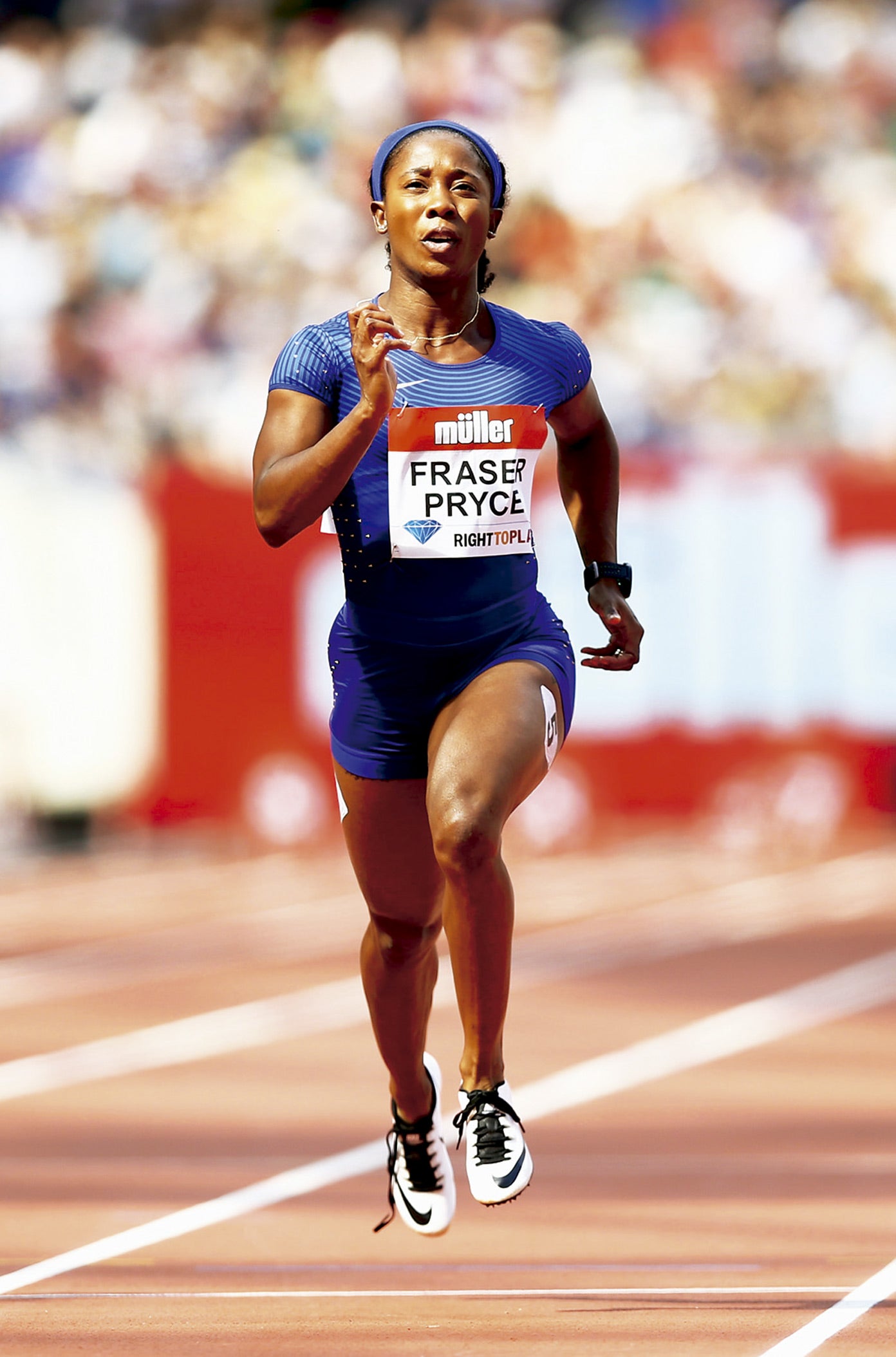 Shelly-Ann Fraser-Pryce. Atleta, 29 años. Jamaica.. Es la mujer más veloz del planeta. Se llevó el oro de los 100 m lisos en Pekín 2008 y Londres 2012, y en Río aspira a conquistar tres oros consecutivos en la prueba reina de los Juegos. Conocida como el cohete de bolsillo (Pocket rocket), por su 1,52 de altura, quiere bajar de los 10,70 segundos.