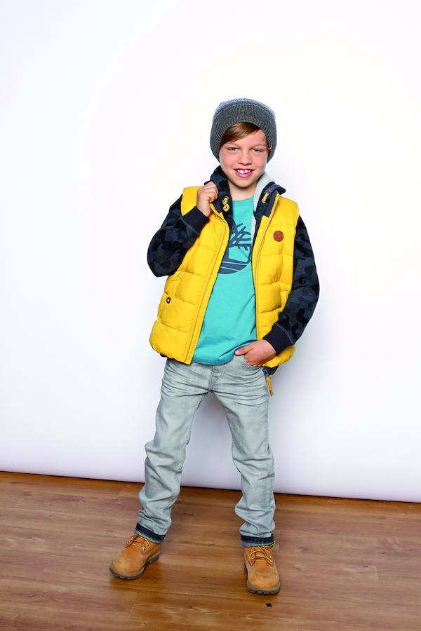 No solo para ir a clase sino para disfrutar de jornadas al aire libre son las propuestas que encontramos en la colección de Timberland