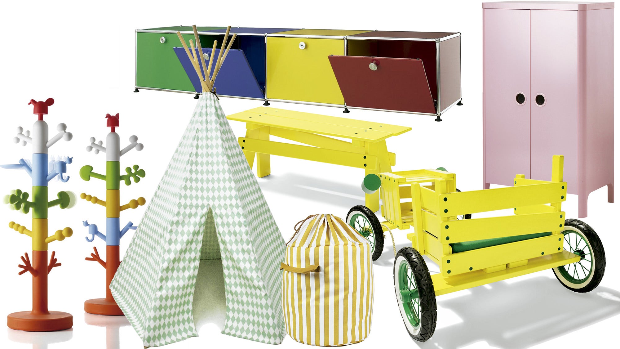 La vuelta al cole está a punto de llegar, y mientras preparamos la habitación para los peques y los colores primarios serán siempre la mejor elección.