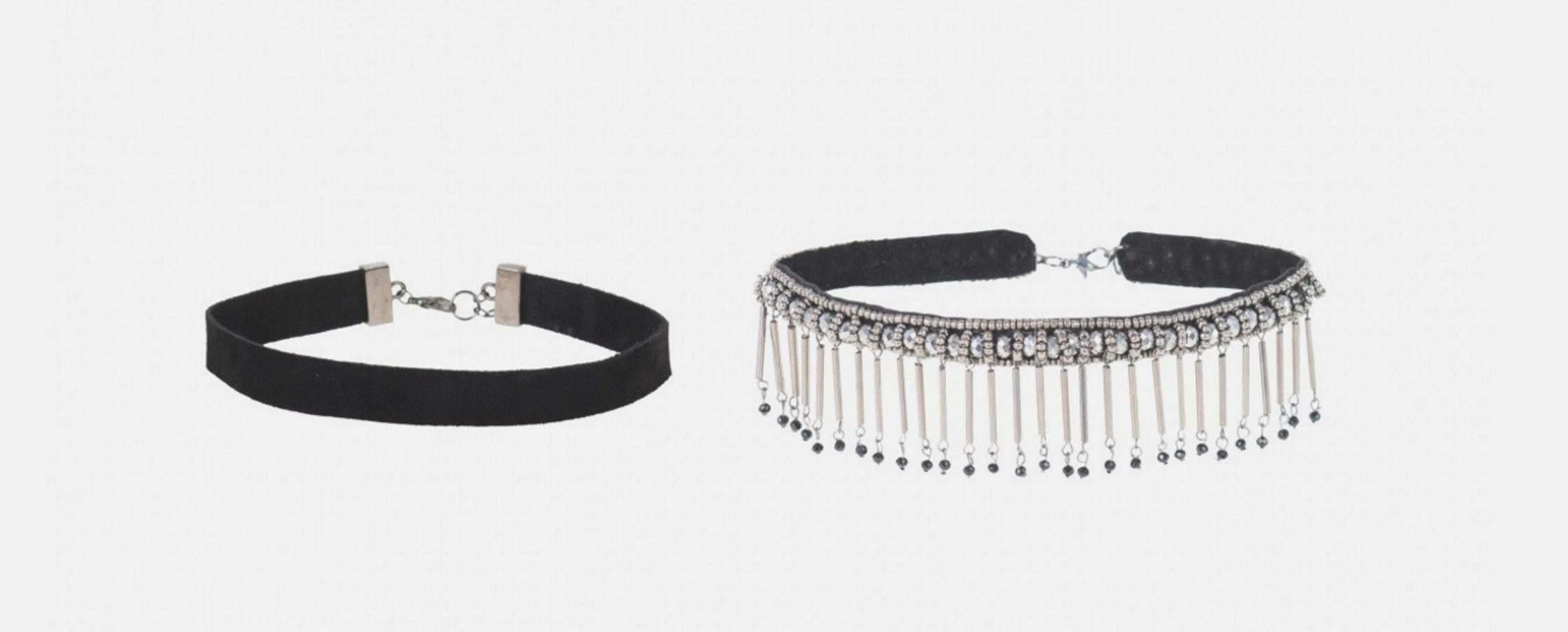 ¿Eres de terciopelo o de cadena? Parfois incluye en este pack dos modelos diferentes para combinar entre sí (Precio: 12.90 euros)