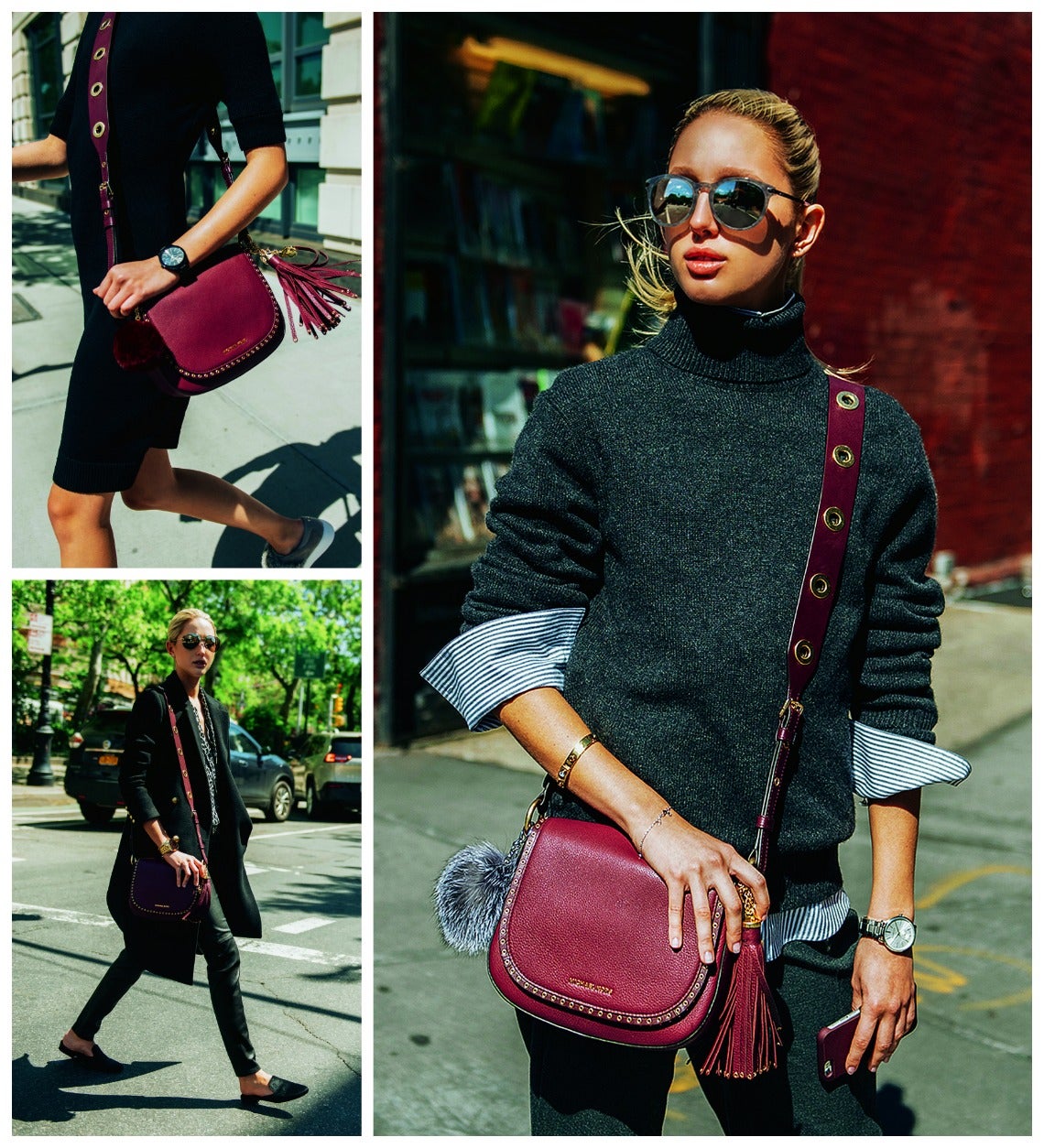 A sus 20 años, la hija de los príncipes Pablo y Marie Chantal de Grecia estudia fotografía en la Parsons School neoyorquina desde hace un año. Pero por un día, la joyen se ha puesto delante de las cámaras y ha posado como modelo para la nueva campaña de Michael Kors. Ella, que es una enamorada de la ciudad, lo hace paseando por las calles del SoHo, con su bolso favorito de la firma, el Saddle Bag de inspiración ecuestre. "Mis sitios preferidos asegura son la tienda vintage What Goes Around Comes Around y el mexicano La Esquina".