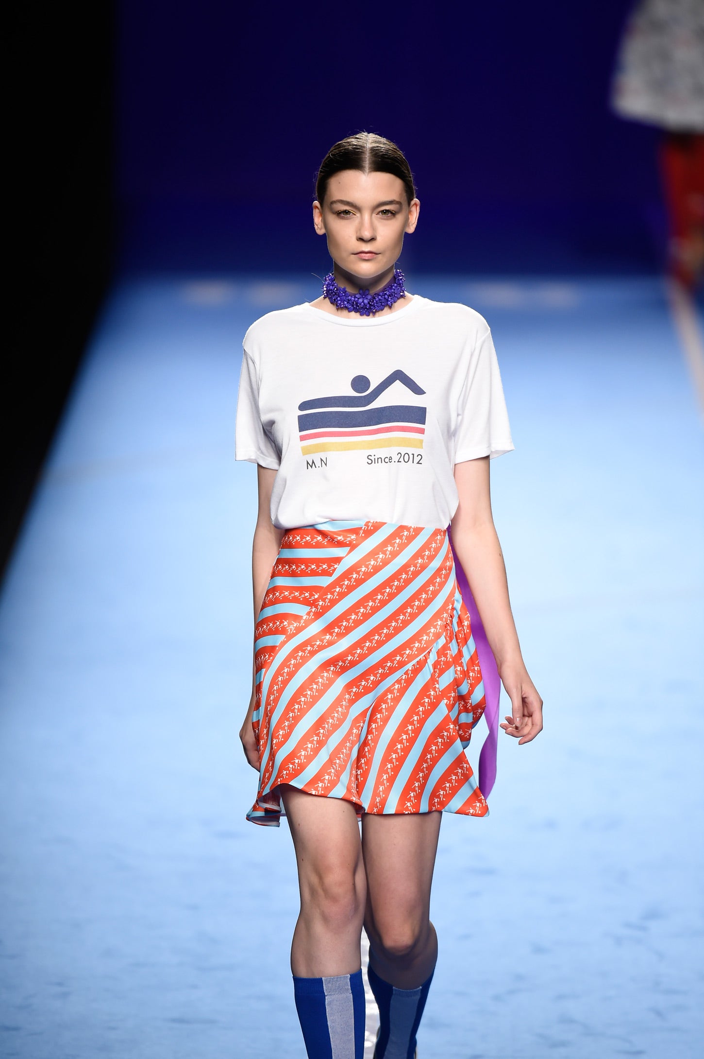 El diseñador se inspira en los colores e iconos de los Juegos Olímpicos.