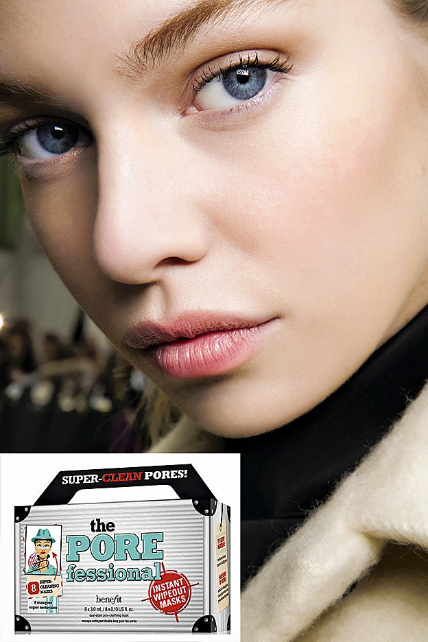 Mugler/ PoreFessional Instant Wipeout Masks de Benefit (33 €).