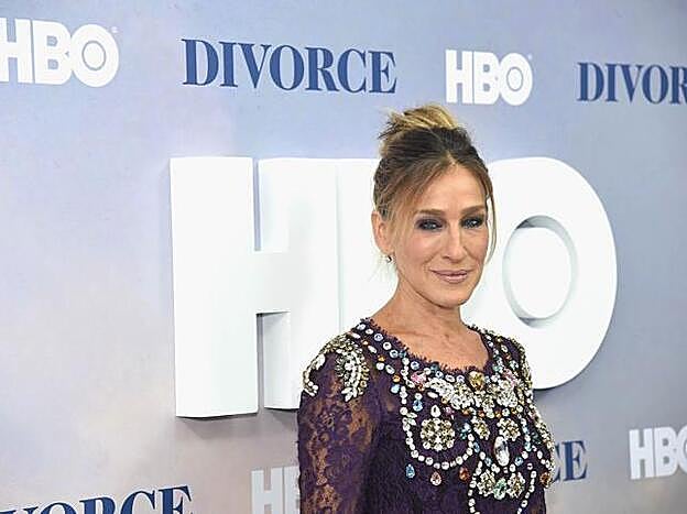 Sarah Jessica Parker en la presentación de su nueva serie Divorce que emitirá la cadena estadounidense HBO.