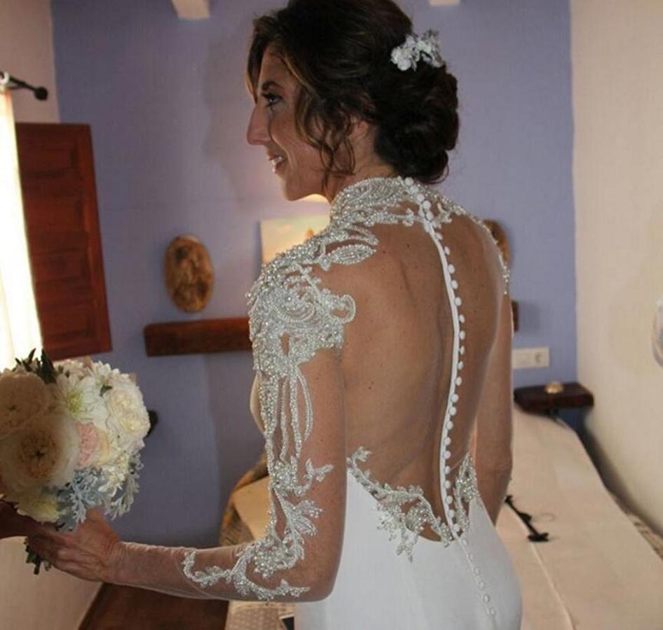 Paz Padilla vistió de Alejandro de Miguel.