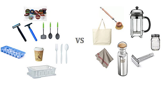 Opciones que perjudican al medio ambiente frente a las opciones 'eco-friendly'