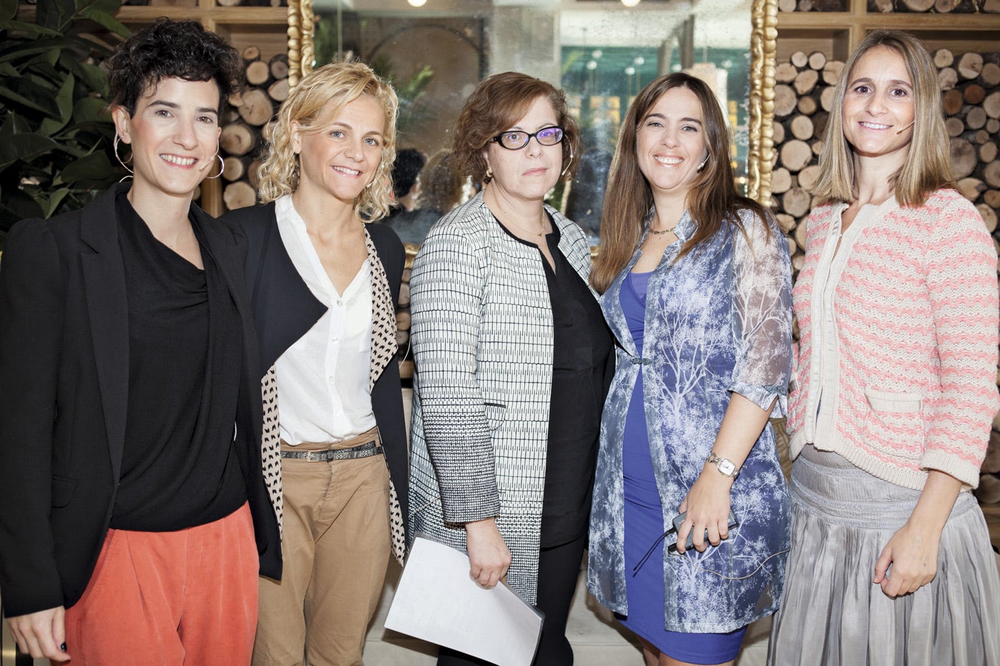 Anaïs Pérez Figueras, Flavia Bartolomé, María José Barrero, Guadalupe Sabio y Lupita Iturriaga.