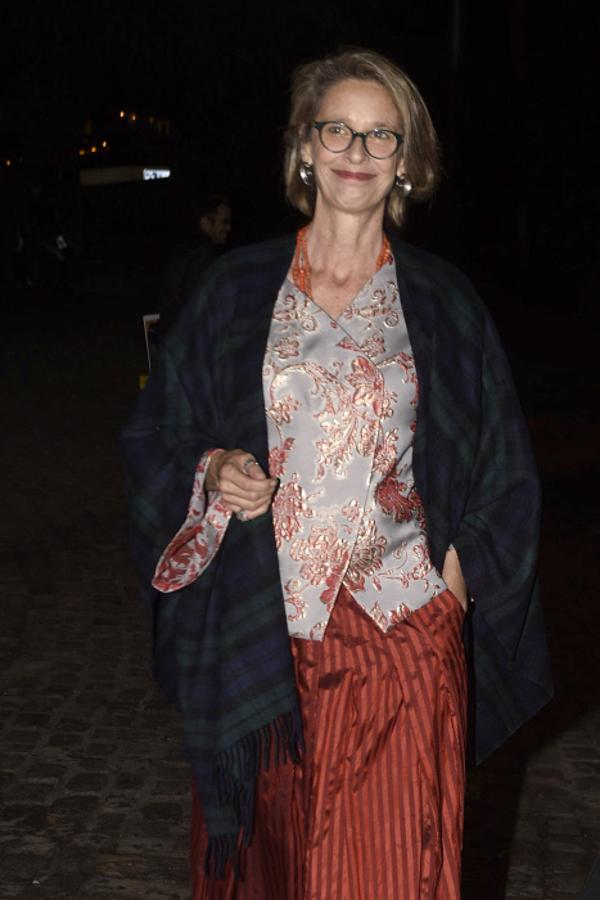 La exmodelo no se perdió la fiesta de inauguración de Loewe.