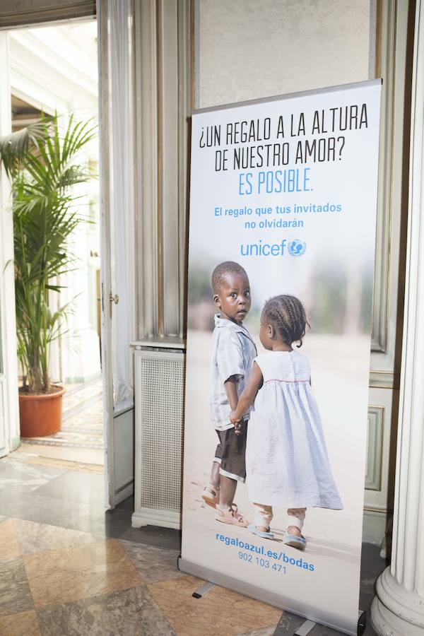 Unicef asesoró a todas las invitadas sobre los regalos solidarios, cada vez más presentes en las bodas.