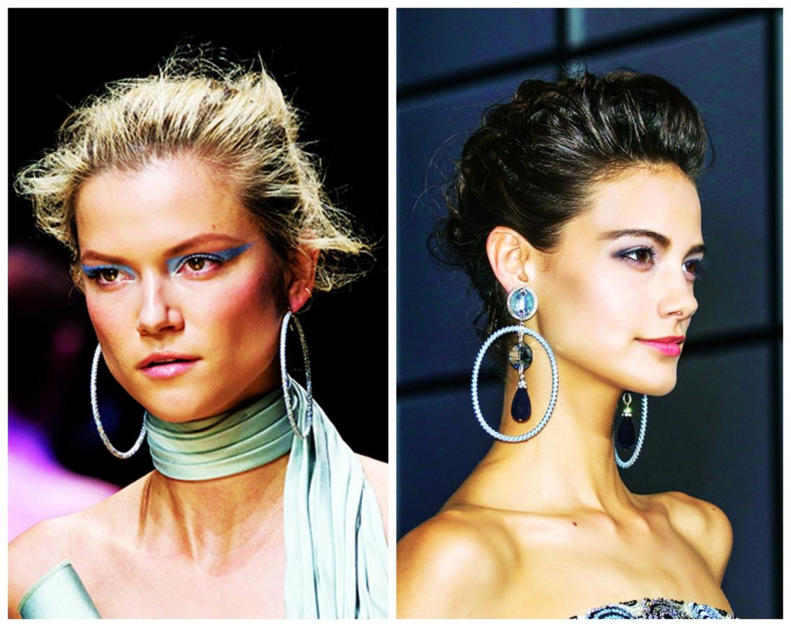Del prêt a porter a la alta costura. Los diseñadores se han puesto de acuerdo en un must have: los pendientes de aro. Este 2016, como ya pasara en los looks discotequeros de hace décadas, viene en versión XL y en todo tipo de materiales: metales, piedras preciosas, madera, resina...