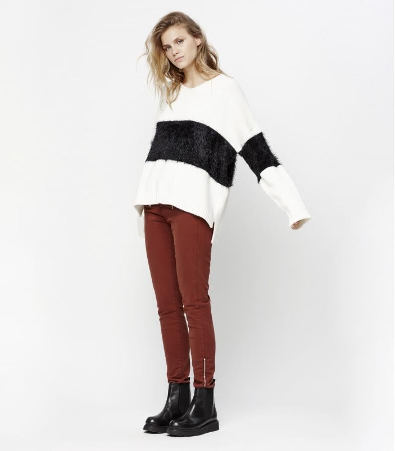 Jersey bicolor 'black&white'.