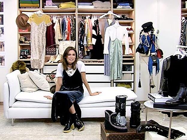 Mar Saura, en su espacio de moda para Mujerhoy.