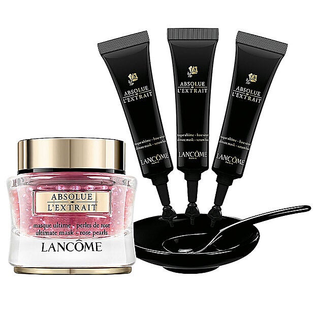 Mascarilla en Sérum de Rosa Sublime Absolue L`Extrait de Lancôme (395€). 