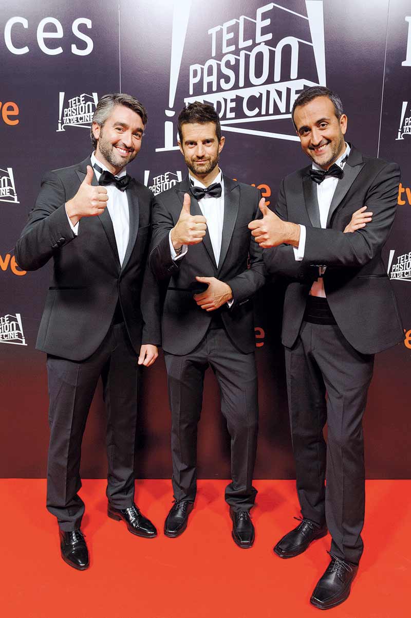 Los diferentes equipos posaron el 'photocall' antes de dar comienzo a la grabación.