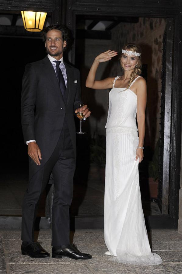 Alba Carrillo y Feliciano López.