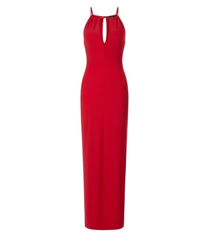 Vestido largo en color rojo de New Look (Precio: 20€ rebajado de 39'99€)