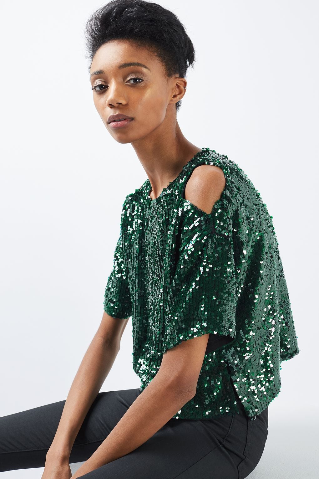 Top de lentejuelas de Topshop (Precio: £30 rebajado de 49)