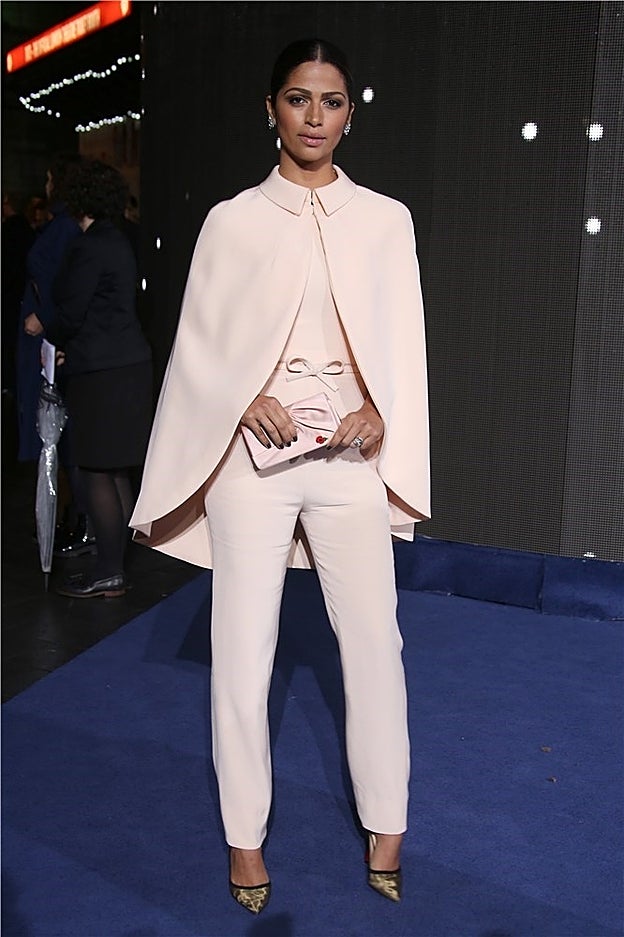 Camila Alves apuestó por Georges Hobeika para asistir el estreno de 'Interstellar' en Londres en 2014.