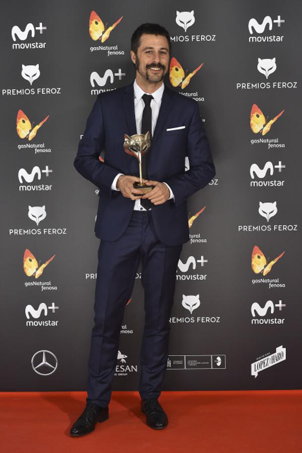 Hugo Silva ha compartido el premio a Mejor Actor de Reparto en una Serie (por su papel en 'El ministerio del tiempo') con Pepe Sacristán.