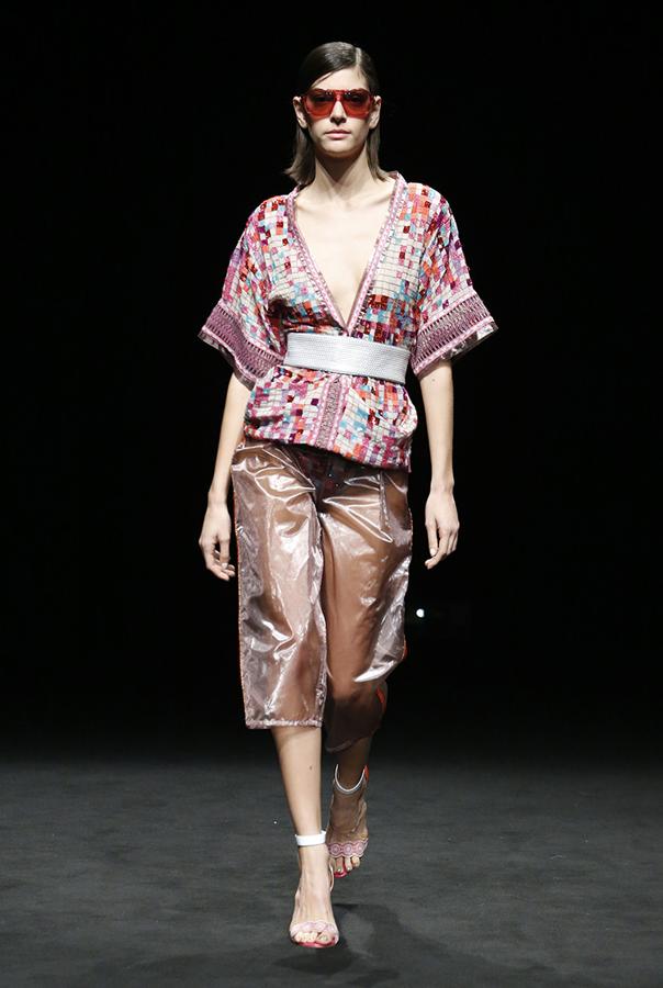 Marta Ortiz fue una de las top models españolas que desfiló para la firma catalana.