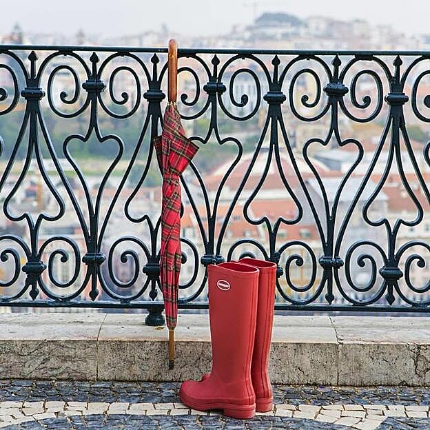 Botas y paraguas de Havaianas