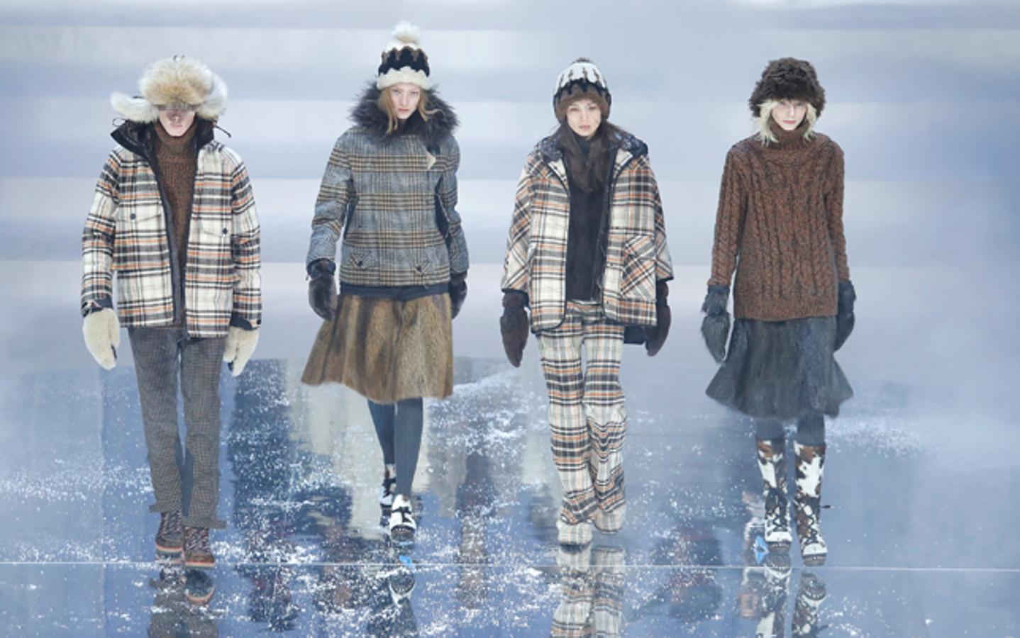 De la pasarela a la nieve... y a la calle.