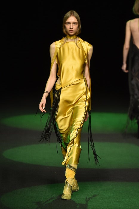 El patronaje de Juan Vidal siempre es una de sus grandes bazas sobre la pasarela.