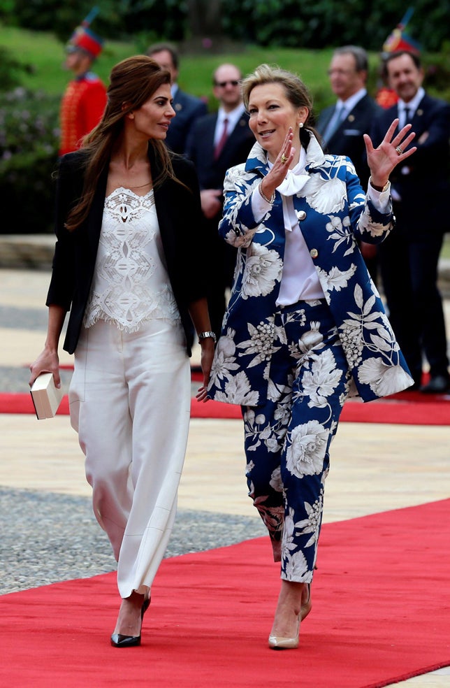 El blanco es, sin duda, el color fetiche de la primera dama.