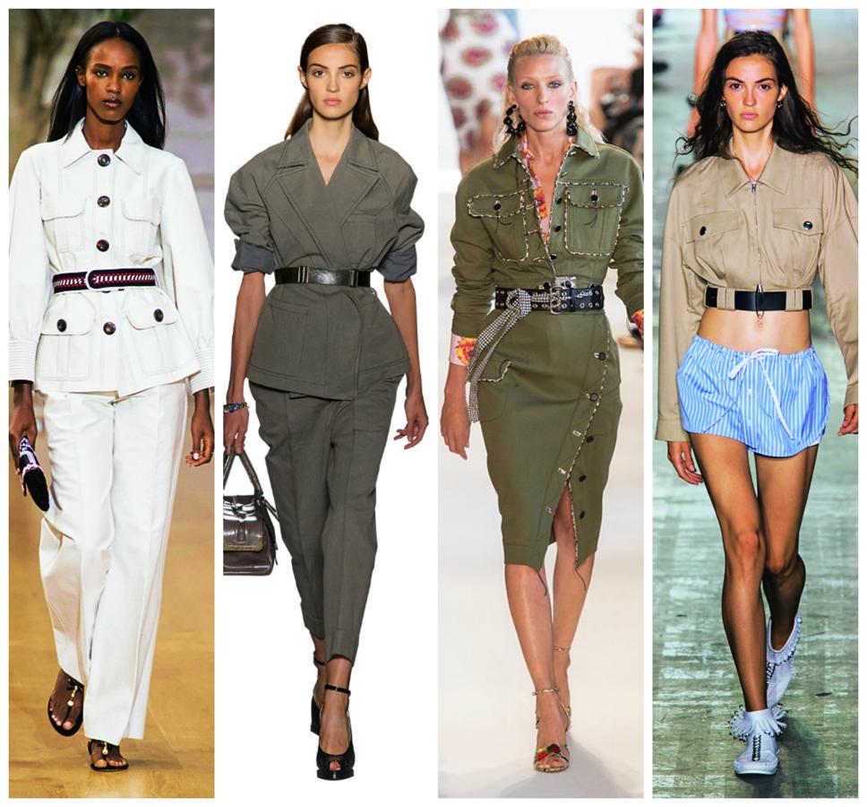 La época de Shakelton y compañía ha llegado a su fin. Ahora las exploradoras toman el relevo y la inspiración se traduce en saharianas, que se transforman en trajes aptos para la oficina, el laboratorio o hasta la pista de baile (¿nuestra jungla?). Diseños para mujeres intrépidas. Oscar de la renta, Bottega Veneta, Altuzarra, Alexander Wang.