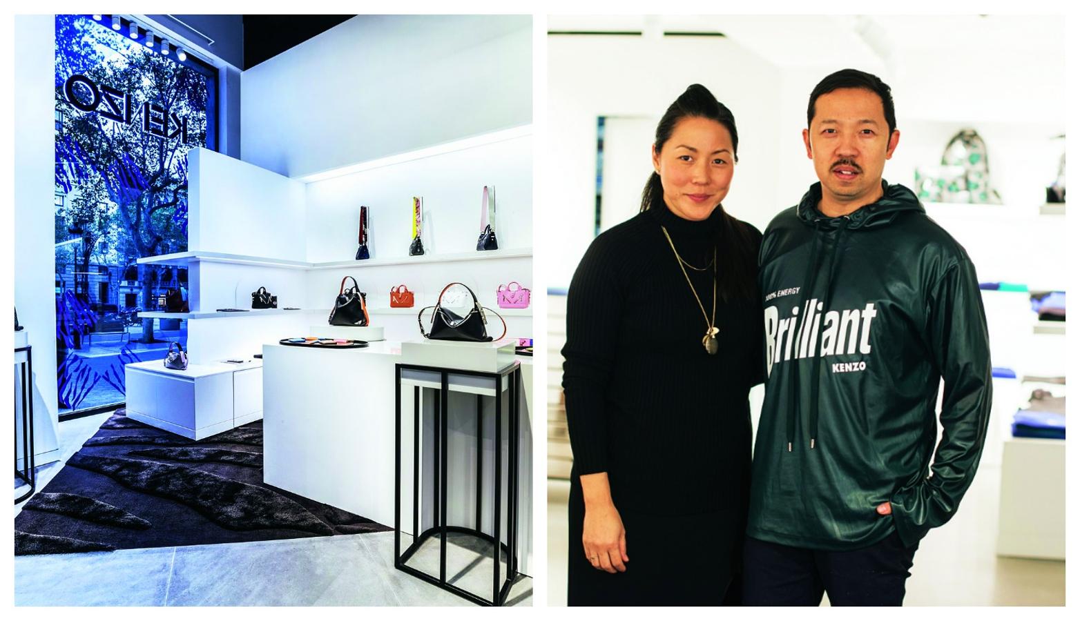 Los diseñadores de Kenzo, Carol Lim y Humberto Leon. Kenzo ha llegado a Barcelona. Y lo ha hecho por todo lo alto, con una gran fiesta para inaugurar su boutique en el Paseo de Gracia, que alberga sus colecciones de hombre y mujer. Los diseñadores de la firma, Carol Lim y Humberto Leon, fueron los anfitriones. Las celebrities que acudieron a la cita pudieron disfrutar de una coreografía creada para la ocasión y de música en directo. ¡Viva la fiesta! www.kenzo.com