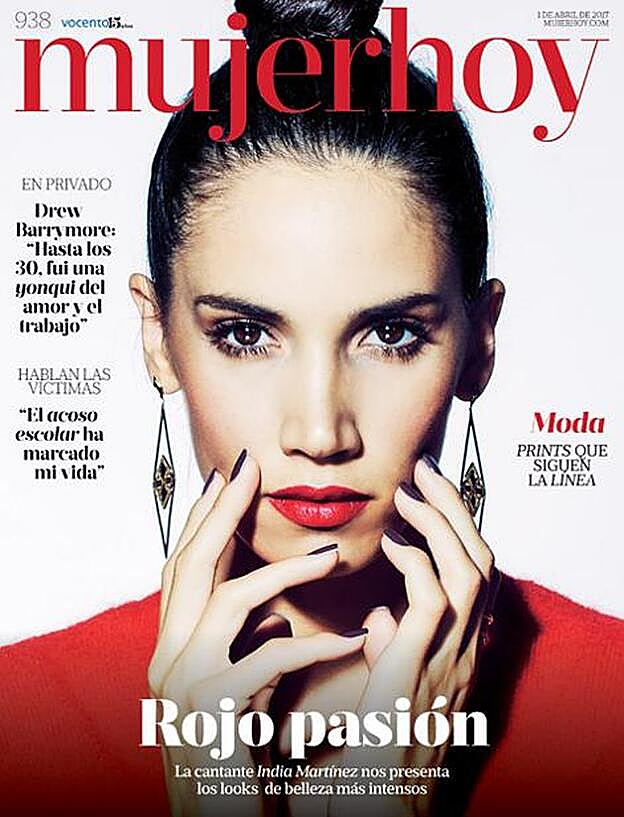 India Martínez, en la portada de Mujerhoy.
