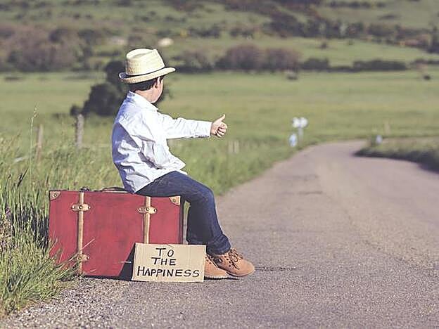 "La felicidad es un viaje, no un destino"